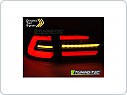 Zadní LED světla, světlomety, lampy VW Golf VII, 2017-2019 combi, SEQ, červené/kouřové
