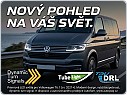 Přední světlomety, světla, lampy VW T6.1, 2020-, TubeLight, DRL, SEQ, černé LPVWU9
