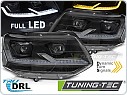 PŘEDNÍ SVĚTLA VW T5 2010-2015, FULL LED, SEQ, DRL, ČERNÉ, lpvx32