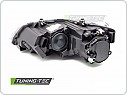 Přední světlomety, světla, lampy Volkswagen Polo 6R 2009-2017, černá/červený pruh, LED, SEQ, DRL