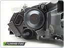 Přední světlomety, světla, lampy Volkswagen Polo 6R 2009-2017, černá/červený pruh, LED, SEQ, DRL