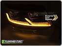 Přední světlomety, lampy Volkswagen T5 2010-2015, černé/chrom, FULL LED, SEQ, DRL