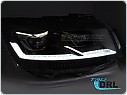 Přední světlomety, lampy Volkswagen T6 2015-2019, černé, FULL LED, SEQ, DRL