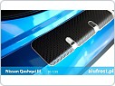 Ochranná lišta hrany kufru Nissan Qashqai 2021- (carbonová folie)