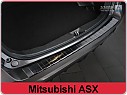 Ochranná lišta hrany kufru Mitsubishi ASX 2017-2019 (tmavá, matná)