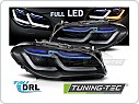 Přední světlomety BMW F10 / F11 2013-2016, FULL LED, DRL, černá