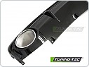 Zadní difuzor AUDI A6 C6 2004-2011, SPORT STYLE, Twin outlet, lesklá černá