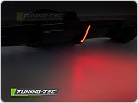 Zadní difuzor s integrovaným LED brzdovým světlem AUDI A7 4G (C7) 2010-2014, SPORT STYLE, Twin outlet, lesklá černá