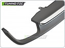Zadní difuzor AUDI A6 C7 2011-2014, SPORT S-STYLE, Twin outlet, stříbrná