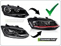Přední světlomety VW Polo 6R 2009-2017, FULL LED, DRL, SEQ, RED