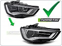 Přední xenonová světla AUDI A3 8V 2012-2016, DRL
