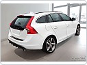 Zesílená ochranná lišta hrany kufru Volvo V60 2010-2018 (tmavá, matná)