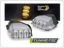 Boční LED blinkry na zrcátka VW CRAFTER 2006-2016 / Mercedes SPRINTER 2006-2018, SEQ, bílá