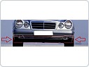 Spoiler pod přední nárazník, Mercedes E-class W210, 1995-1999