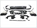 DIFUZOR MERCEDES E W213 / S213 2000-2023 dvojitý s koncovkami, ztme42