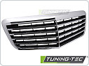 PŘEDNÍ MASKA MERCEDES E W211 / S211, 2006-2009, ČERNÁ CHROM, grme85
