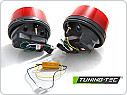 Zadní světla, LED světlomety, lampy Ferrari F355/F360 1994-2005, kouřové. ldfr02