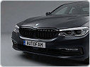Přední maska, ledvinky BMW 5, G30, G31, 2017- černé lesklé, GRBMC8