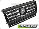 PŘEDNÍ MASKA MERCEDES G W463, 1990-2012, SPORT STYL 3, ČERNÁ, grmec5