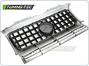 PŘEDNÍ MASKA MERCEDES G W463, 1990-2012, SPORT STYL 2, SILVER CHROM, grmec4