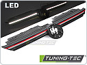 PŘEDNÍ MASKA S LED VW GOLF VIII, 2019-2024, ČERNÁ LESKLÁ, RED LINE, grvw48