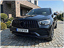 PŘEDNÍ MASKA MERCEDES X253 SUV, C253 COUPE, 2019-2022, GT STYL, ČERNÁ LESKLÁ, grmem4