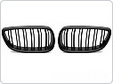 PŘEDNÍ MASKA, LEDVINKY, BMW E92 / E93, 2006-2010, M STYL, ČERNÁ MATNÁ, grbmi4