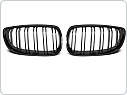 PŘEDNÍ MASKA, LEDVINKY, BMW E92 / E93, 2006-2010, M STYL, ČERNÁ LESKLÁ, grbmi3