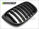 PŘEDNÍ MASKA, LEDVINKY, BMW X3 G01, 2017-2021 / X4 G02 2018-2021, ČERNÁ MATNÁ, grbmw2