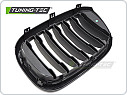 PŘEDNÍ MASKA, LEDVINKY, BMW X3 G01, 2017-2021 / X4 G02 2018-2021, ČERNÁ MATNÁ, grbmw2