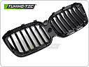 PŘEDNÍ MASKA, LEDVINKY, BMW X3 G01 LCI / X4 G02 LCI, 2021-2025, ČERNÁ LESKLÁ, grbmw4