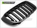 PŘEDNÍ MASKA, LEDVINKY, BMW X3 F25 LCI 2014-2017 / X4 F26 2014-2018, SPORT STYL, ČERNÁ LESKLÁ