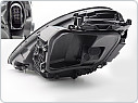 PŘEDNÍ SVĚTLA PORSCHE BOXSTER 718, CAYMAN 718, 2016-, LED, DRL, ČERNÉ