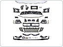 PŘEDNÍ NÁRAZNÍK BMW G20/G21 2019-2022, 340 PERFORMANCE CARBON LOOK, PDC