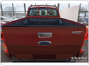 Zesílená ochranná lišta hrany kufru Ford Ranger 2012-2022 (rýhovaný hliník, černá)