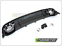 Difuzor AUDI A4 B8 2008-2011, SPORT STYLE, SINGLE OUTLET, Lesklá černá