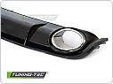 Difuzor AUDI A4 B8 2008-2011, SPORT STYLE, SINGLE OUTLET, Lesklá černá