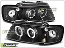 Přední světlomety Audi A3 8L, 1996-2000, Angel Eyes, černé black LPAU05
