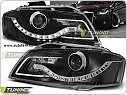 Přední světlomety Audi A3 8P, 2003-2008, LED Daylight, černé black LPAU54