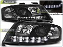 Přední světlomety Audi A6, 2001-2004, LED Daylight, černé black LPAU46