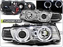 Přední světla BMW E38, 1998-2001, Angel Eyes, chrom XENON LPBM73