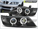 Přední světlomety BMW Z3, 1996-2002, Angel Eyes, černé black LPBM47