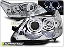 Přední světla Citroen C4, 2004-2010, Angel Eyes, chrom LPCI09