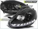 Přední světlomety, světla, lampy Fiat Grande Punto, 2005-2009, LED Daylight, černé black LPFI06