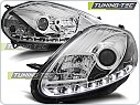 Přední světla Fiat Grande Punto, 2005-2009, LED Daylight, chrom LPFI05