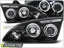Přední světlomety, světla, lampy Ford Focus, 2005-2008, Angel Eyes, černé black LPFO14