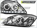 Přední světla Kia Ceed, 2006-2009, LED Dayilight, chrom LPKI01