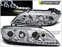 Přední světla Mazda 6, 2002-2007, LED Daylight + Angel Eyes, chrom LPMA03