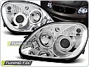 Přední světla Mercedes SLK R170, 1996-2004, Angel Eyes, chrom