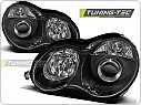 Přední světla Mercedes W203, C-clase, 2000-2004, černá black, čirá LPME17